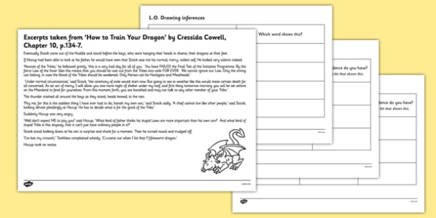 How To Train Your Dragon Inferences Worksheet Activity Sheet Dragon