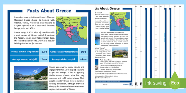 tourism in greece ks2