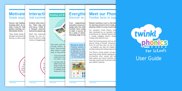 FREE! - Phonics User Guide - twinkl, phonics, twinkl phonics, user guide