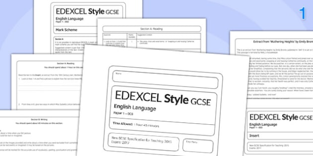 Edexcel English Language Past Papers Gcse