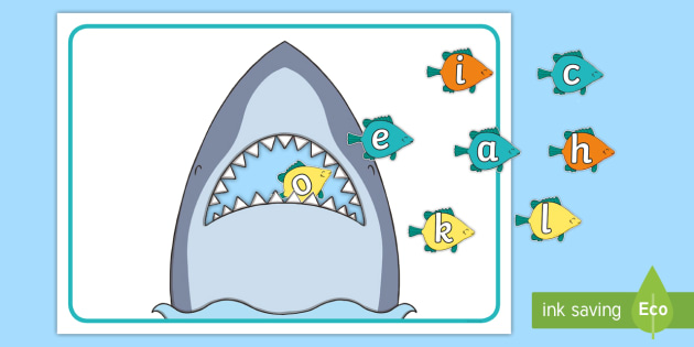 Feed the Shark Alphabet Game for Kids - Toddler Approved