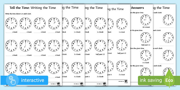 printable clock worksheets maths resources twinkl
