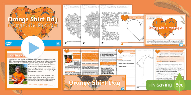 Every Child Matters - Orange Shirt Day Activity 