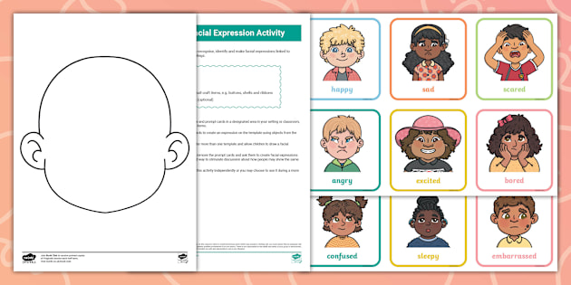 Printable Kids Activity Make A Faceexploring Emotions Interactive