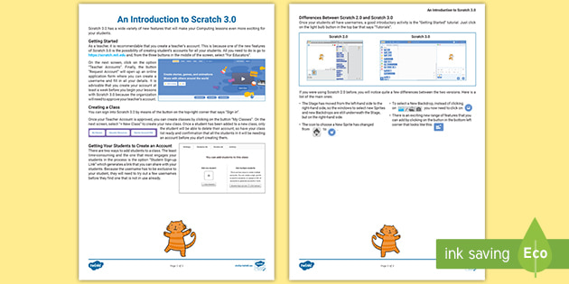 Using Scratch 3.0 (teacher made)