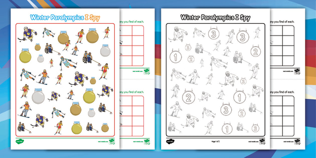 Winter Paralympics I Spy | Twinkl USA Resources
