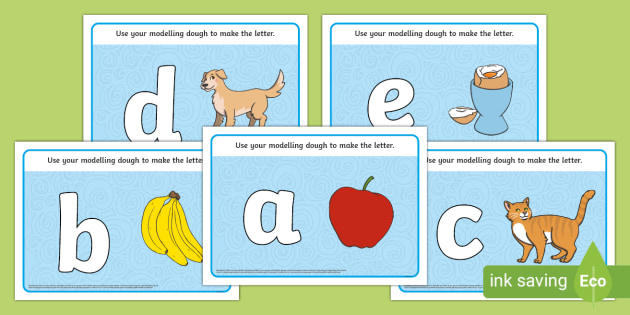 Printable Letter & Number Playdough Mats – How Wee Learn