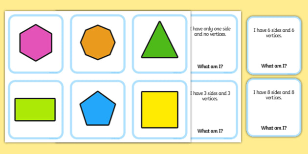 2D Shape Matching Cards - 2d, shape, matching, cards, match