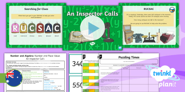 PlanIt Mathematics Year 4 Number and Algebra: Number and Place Value ...