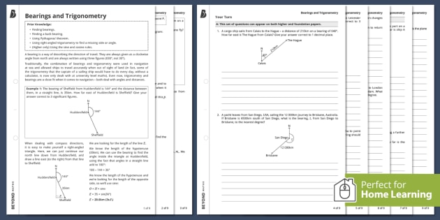 Trigonometry Table - GCSE Maths - Steps, Examples & Worksheet