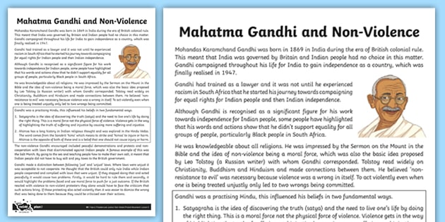biography of mahatma gandhi for class 5