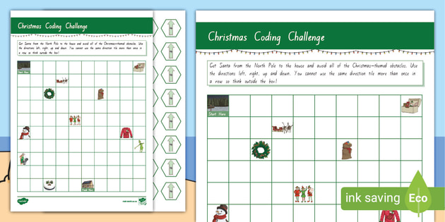 Christmas Coding Challenge - Year 4-6 NZ