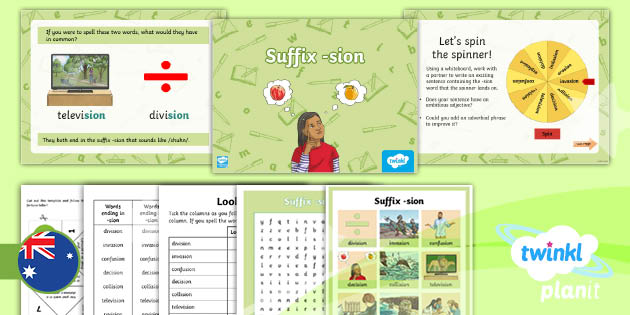 Year 5 Spelling: Suffixes Lesson 3 (teacher made)