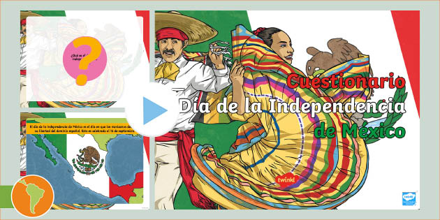 Powerpoint: El día de la independencia de México - Twinkl