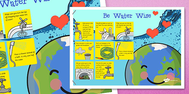 Water Conservation Poster - water, conservation, poster