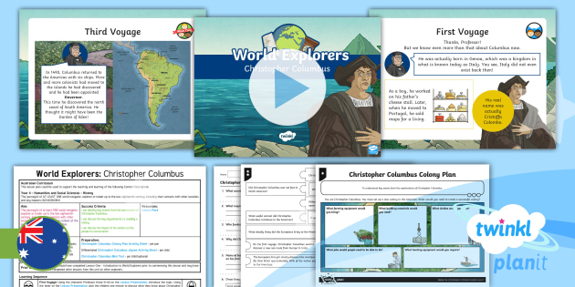 Planit Hass History Year 4 World Explorers Lesson 7 Christopher Columbus