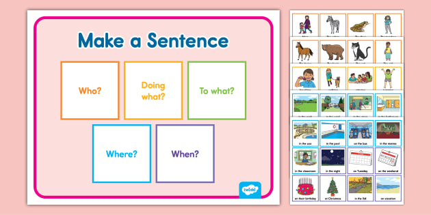 make sentence with assignments