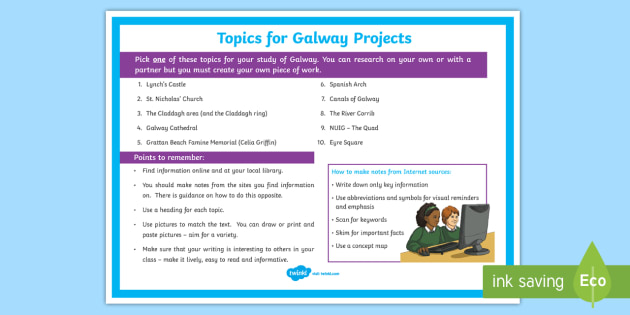 galway-project-topics-display-poster-roi-teacher-made