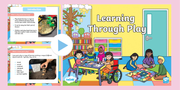 Learning Through Play - Loose Parts Exploration PowerPoint