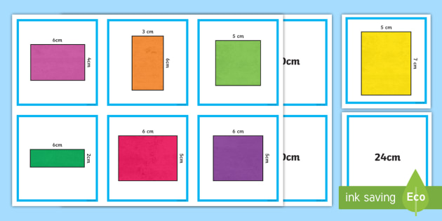 Perimeter Matching Cards (teacher made)