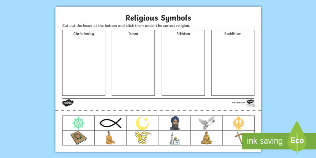 All Religion Symbols Sorting Activity Re Primary Resource