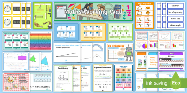 Maths Display Pack - Primary Resources - Teacher Made