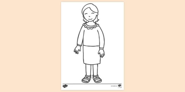 Mum Colouring Page | Colouring Sheets