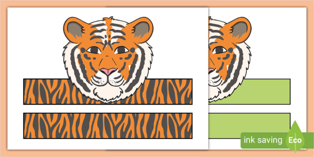 3D Model: Mammals - Tiger (teacher made) - Twinkl