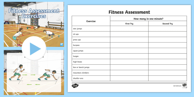 PE Fitness Assessment Pack, Primary Resources