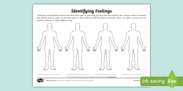 Ks2 Identifying Emotions Activity Sheet - Pshe Resources