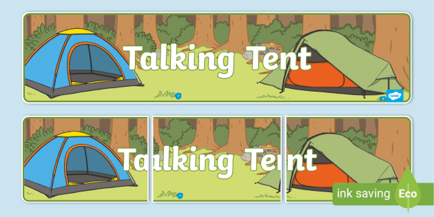 👉 Talking Tent Display Banner (teacher made)