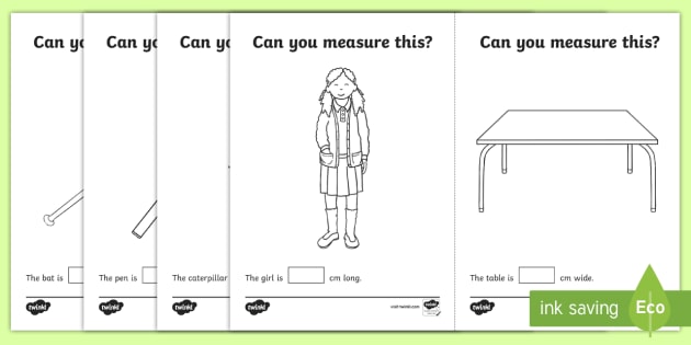 Measuring in cm Worksheet / Worksheets