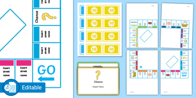 Make+Your+Own+Monopoly  Make your own monopoly, Board games diy, Board game  template