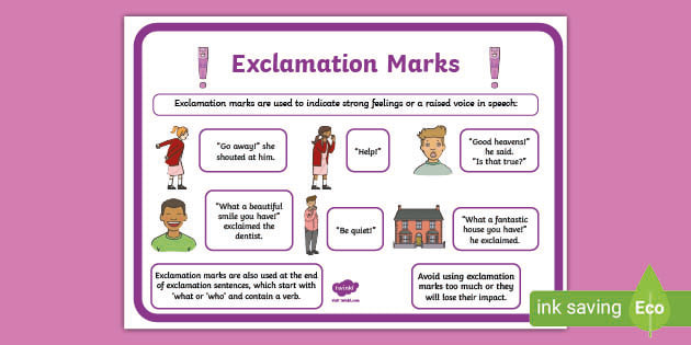 free-exclamation-marks-punctuation-poster