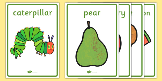 The Very Hungry Caterpillar Food Printables Pdf Very Hungry 