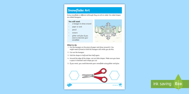 KS1 Snowflake Activity