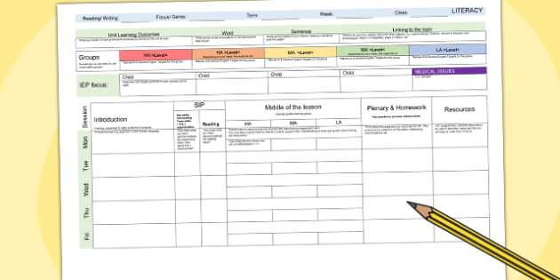 Pyp Lesson Plan Templates