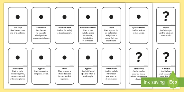 FREE! - Punctuation Dominoes (teacher made)