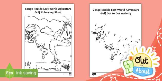 FREE! - Congo Rapids Lost World Adventure Golf Activity Pack