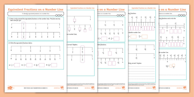 Number Line Activity Sheets | twinkl.ca