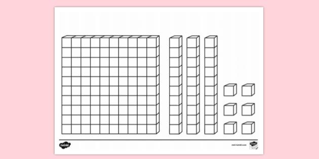 Hundred Ten and One Blocks Colouring | Colouring Sheets