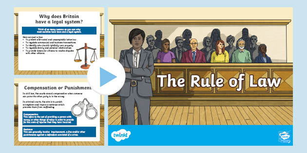 The Rule Of Law Powerpoint (Teacher Made)