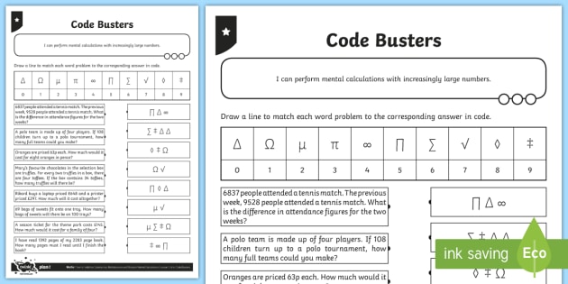 mental calculation one step word problems worksheet worksheet