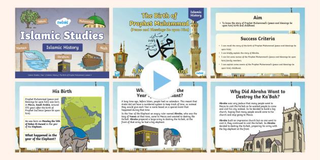 creative presentation on the life and works of the prophet muhammad