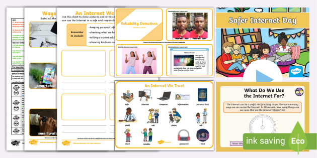 PSHE And Citizenship KS1 Safer Internet Day Lesson Pack