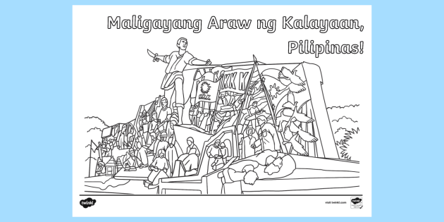 Free Maligayang Araw Ng Kalayaan Pilipinas Poster Twinkl