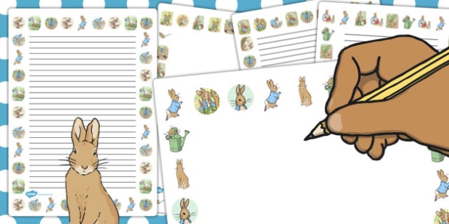 The Tale of Peter Rabbit Page Borders - page border, peter