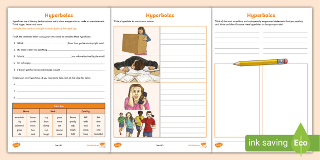 hyperbole-worksheets-primary-english-resources