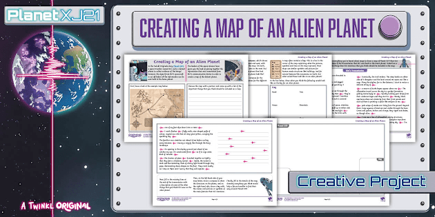 Creating a Map of an Alien Planet Ages 7–11