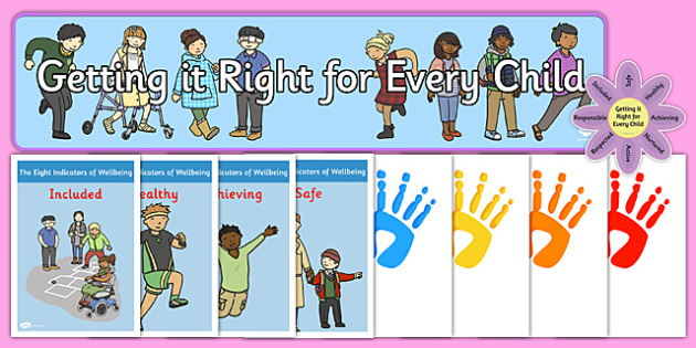 Getting it Right for Every Child Display Pack - displays, posters